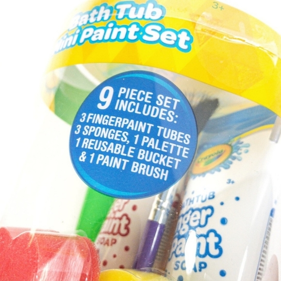 Crayola Bath, Skin & Hair Crayola Bath Tub Mini Paint Set Bucket